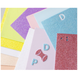 Softisarkki pastellivarisetti 12 ark/ 1 pkt, koko 14x25 cm, paksuus 2 mm, pastellivarit