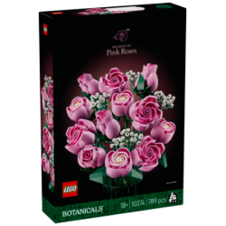 LEGO Botanicals Vaaleanpunainen ruusukimppu 10374