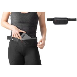 Atom Sports Juoksuvyo Puhelimelle mustaa