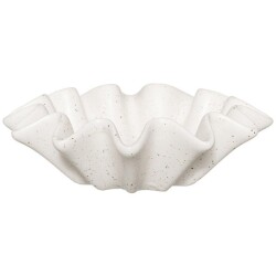 Kynttilanalusta valkoinen 19 cm