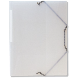 Kulmalukko, muovia, kirkas, A4