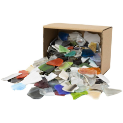 Mosaiikit 2 kg/ 1 pkt, koko 15-60 mm, paksuus 5 mm, Lajitelman sisalto voi vaihdella , varilajitelma