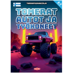 Tomerat autot ja tyokoneet, tarrapuuhakirja