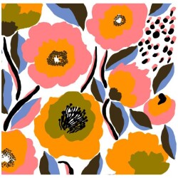 Marimekko lautasliina Rosarium valkoinen 33x33 cm