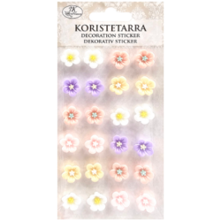 Koristetarra Kukka pastelli
