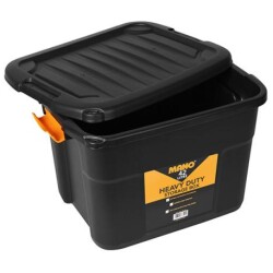 Mano Sailytyslaatikko 42L musta lukittava