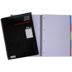 Kierrekirja/hakemistokirja A4/100