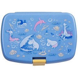 Muumi Rantaleikki-evasrasia sininen