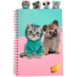 Studio Pets A5 kierremuistikirja