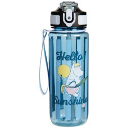 Muumi Hello Sunshine juomapullo 8 dl sininen