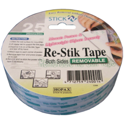 Julisteteippi 25 mm x 20m