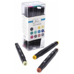 Nassau Dual Markers 12kpl